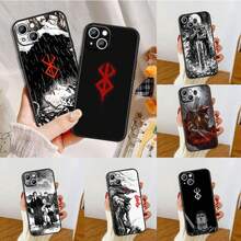 s, s -Hülle Anime  Schwarze Handyhülle für Apple  16 15 14 13 12 mini 11 8 7 Pro Max Plus Silikon Funda Shell Weiche Abdeckung Capa - Hbk08 - Übersicht 3