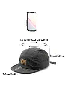 1pc Quick-Dry Breathable Low Profile Baseball Cap, Unisex Casual Soft Top Letter Print Windproof Sun-Resistant Visor Hat, Suitable For Spring And Summer - Multicolor - View 3