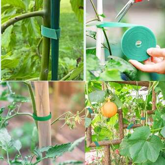 Plant Fixing Straps, Reusable, Adjustable, Flexible Plant Support Devices, Help Efficient Planting; Multifunctional Binding Straps, Suitable For Gardening, Wire Organization And Cable Management For Flowers, Grape Vines, Tomatoes Support Straps