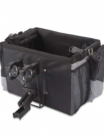 Black Dog Travel Booster Bag Cat Pet Bike Bicycle Seat Carrier Front Basket Tote