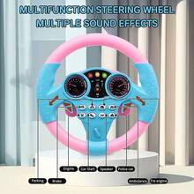 The Children's Educational And Recreational Toy Car, Equipped With A Vertical Steering Wheel, Is Very Suitable For Parent-Child Interaction, Is A Perfect Party Gift, With A Variety Of Color Choices - Màu Hồng baby - Xem 5