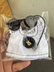 【仅含服装】适合17厘米娃娃的服装配饰，包括时尚服装和领结，适合娃娃，春夏系列，生日/复活节/圣诞节礼物，节日礼物，可爱优雅的公主裙（不含娃娃） - 彩色 - 查看 10