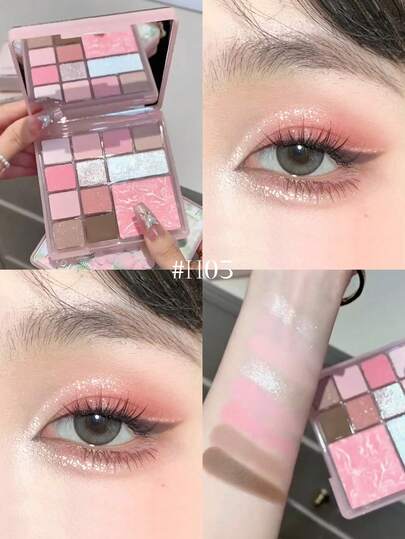  HOLD LIVE 12色眼影盘 巴黎花园升级版 适合日常使用