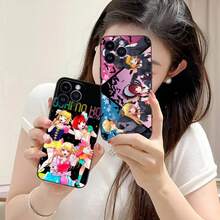 Custodia per iPhone Oshi No Ko, Custodia per telefono B-Komachi Oshi No Ko per iPhone 16 15 14 13 12 11 X XR XS 8 7 Pro Max Plus Mini, colorata, protettiva, di lusso e carina