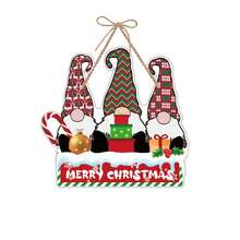 New Product Christmas Creative Door Hanging Decoration Christmas Scene Party Atmosphere Arrangement Paper Pendant Home Decor Christmas Decorations Room Decor Winter