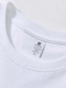 Kit 2 Men's Pink T-Shirts 100% Cotton Shirt Premium Blouse Round Neck Reinforcement Shoulder To Shoulder New Release - 黑色 - 查看 2