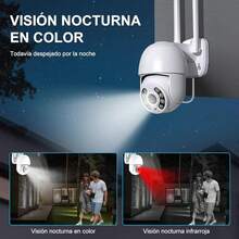 E T EASYTAO. |   C05 Cámara de  Exterior WiFi, ICsee O Tris Home App, 2MP Pan&Tilt 360 Grados, Mini PTZ Cámara Inalámbrica Exterior con Visión Nocturna con Audio Bidireccional - 2MP - Ver 10