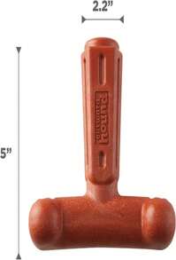 Outward Hound Dogwood Wood Durable Dog Chew Toys, Real Wood &Amp; Calming Hemp, 2-Pack, Medium - Dogwood Hold Chew - 查看 8