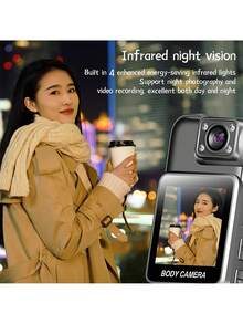 4K High Definition Mini WIFI Handheld Digital Camera, Professional Anti-Shake Night Vision Sports Camera - Multicolor - View 4