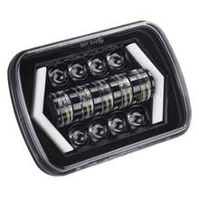 1pc AURUM BEAM 7-Inch Square Truck LED Headlight With Arrow Dual-Color Daytime Running Light, Suitable For Off-Road Vehicles, Motorcycles, Trucks, And Cargo Trucks Modification - 7 INCH - View 3