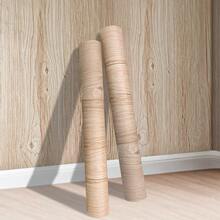 1 Roll Wood Grain Peel And Stick Wallpaper Self Adhesive Rustic Removable Contact Paper Plank For Countertop Cupboard Cabinets Table Room Wardrobe Vinyl Film Renovation Wall Sticker