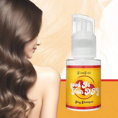 Natural Dry Shampoo Powder For Dark Hair,L Aerosol-Free, Instant Oil Control & Volume Boost, Portable Dry Shampoo For On-The-Go Hair Care