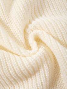 Men's Casual Loose Ribbed Button-Up Long Sleeve Knit Cardigan, Versatile For Commuting, Autumn/Winter - Beige - View 10