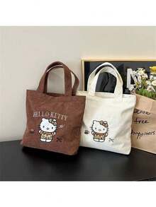 Sanrio حقيبة كتف فليس سعة كبيرة من سانريو هالو كيتي، مناسبة للعمل والخروجات، حقيبة أنيقة محمولة، حقيبة يدوية مريحة، مثالية للعطلات واستخدام الجيم، (قد تكون بعض الأجزاء عشوائية)، لوازم العطلات، الخريف، ، عيد الميلاد، الكرنفال، اليوم الوطني، الخريف، يوم الاستقلال، (سيتم شحن نمط عشوائي)