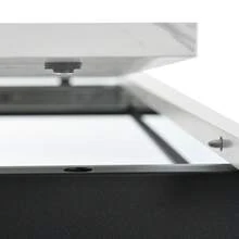 Telescopic Dining Table (120-160cm), Extendable Dining Table, Space-Saving Kitchen Table, Black Crossed Iron Legs, For Kitchen And Living Room, White Marble Dining Table