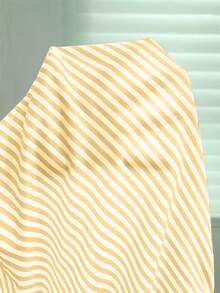 VIVINA Tricou simplu pentru femei, casual, minimalist, tricotat, cu dungi, guler rotund, mânecă lungă, potrivit pentru ieșiri, pijamale, petreceri, Crăciun, întâlniri în casă, toamnă/iarnă