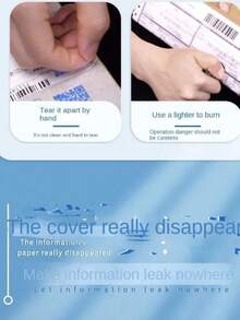 1-3pcs Thermal Paper Correction Liquid, With High-Strength Covering Power, Can Effectively Protect Personal Privacy. It Adopts An Formula, Is Non-Pungent And Odorless, And Does Not Hurt Hands, And Can Be Used With Confidence.