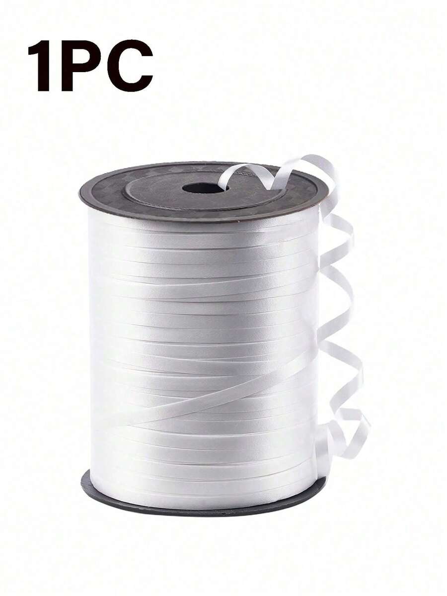 250码卷曲丝带，多种颜色可选，适用于气球绳、花束装饰、礼品包装、手工艺品、礼品包装、气球绳、头发扎制、DIY装饰、圣诞节包装、情人节及其他场合，1条装 - 彩色 - 查看 1