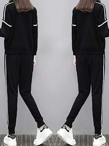 Women Two-Piece Outfits - 黑色 - 查看 3