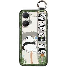 LulumiPhone Case For Vivo Y03 4G Cell Phone Sleeve Fashion Design Waterproof Back Cover Phone Protector Cartoon Protective Wristband Mobile Phone Case Phone Cover Cute Lanyard - 8 - Ver 7