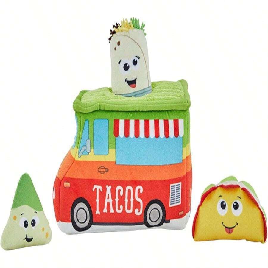 Outward Hound Snack Bag Tortilla Chips Puzzle Squeaky Dog Toys - ColorI - 查看 1