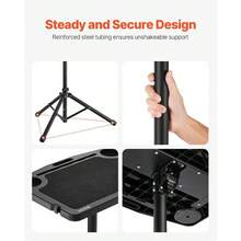 Cycling Desk, Adjustable Bike Trainer Treadmill Desk With Support, Non - Slip Multi - Slot Bike Trainer Fitness Desk With Handle Bar, Fit Home Office Exercise