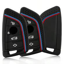 Silicone Car Key Case Cover Shell Fob For BMW F30 F31 F32 F34 F20 F21 F07 F10 1 3 5 7 Series X1 X3 G01 X4 G02 X5 F15 F16 M3 M4 - Multicolor - View 3