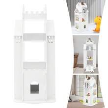 Rotating Bookshelf Book Display Shelf Floor Standing Bookshelf - White - View 9