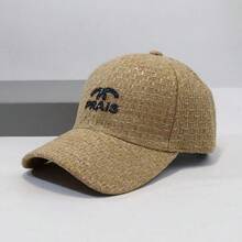 1 Stück modische, lässige Pailletten-Buchstaben Baseballkappe - geeignet für stilvolle Outfits beim Ausgehen - auch geeignet für Tennis, Badminton, Baseball