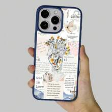 Herz-musternde Handyhülle. Sie unterstützt magnetisches Laden und ist kompatibel mit iPhone 17, 16, 15, 14, 13, 12 und 11 Pro Modellen. Sie ist stoßfest, fingerabdruckresistent, rutschfest und kratzfest, was sie leicht zu transportieren macht. Sie hat eine starke magnetische Anziehungskraft und kann mit einem Magnetständer verwendet werden. Sie ist das perfekte Geschenk für Familie, Freunde, Kinder, Freunde oder Freundinnen. Ideal für Geburtstage, Weihnachten, Ostern, Valentinstag und andere Feiertage - perfekt für alle Anlässe.