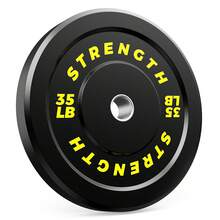 GIKPAL 10lb-55lb Bumper Plates, 2-Inch Weight Plates With Steel Hub, Green Rubber - Impact-Resistant & Floor Protection - Ideal For High-Intensity Workouts - Black - View 10
