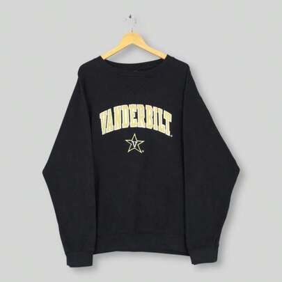Vintage Vanderbilt University Sweatshirt Vanderbilt University Embroidered Logo…