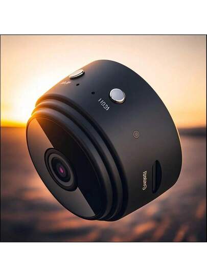 1pc Small Slimme Wireless WiFi Surveillance Camera. It Is Made Of ABS Material Supports Intelligent Loop Recording, High Definition Infrared Night Vision, Strong Magnetic Attraction, Has Relatively Long St by Time. view 3