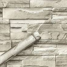 A Roll Of Light Gray Wallpaper With A Linen-Textured Pattern. It's Easy To Peel And Stick, Allowing For Flexible Splicing. Suitable For Decorating Bedroom Walls, Living Room TV Background Walls, As Well As Table And Cabinet Stickers, And Even For Renovating Outdoor Gardens.