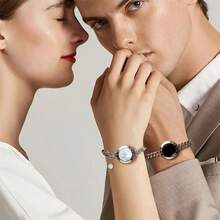 Totwoo Long Distance Touch Bracelets For Couples, Vibration & Light Up For Love Couples Bracelets | Long Distance Relationship Gifts For Girlfriend Bluetooth Pairing Jewelry