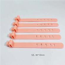 Organisateur de câbles en silicone à 5 trous : Permet de ranger et d'accéder facilement aux écouteurs, chargeurs et câbles de données ! Organisateur de câbles en silicone réutilisable pour ranger et gérer les fils, avec sangles et clips multifonctions, convient à la conservation des aliments et au rangement des cordons d'écouteurs. (Couleur aléatoire)