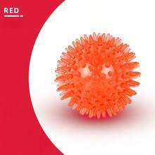 Set de 3 pelotas de juguete para perros resistentes al agua, con picos de TPR y que chirrían (colores aleatorios)