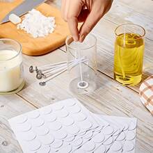 200/500pcs High Temperature Resistant Candle Wicks: Strong Adhesive, Double-Sided Design, Easy To Use, Suitable For And Clean DIY Candle Making Double-Sided Tape - Multicolor - View 5