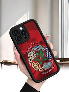 Selected SimplicityMoroccan Art Phone Case-High end | Elegant | Yellow resistant and wear-resistant | Scratch resistant and drop resistant | Wholesale of phone cases - UV printing for  17 - Negro - Ver 3