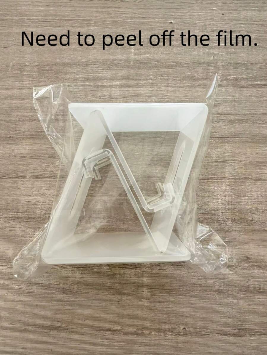 1pc Boxed Multi-Piece Desk Phone Stand, Colorful, Creative Decor, Convenient Charging, Non-Slip Design, Suitable For Multiple Scenarios - Two Transparent Colors - View 1