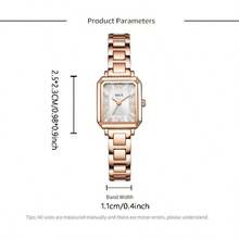 Reloj de mujer elegante y de moda con superficie de concha, regalo para ella