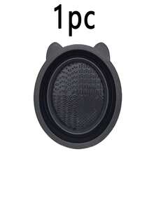 1pc Portable Cleaning Brush, Silicone Foldable Cleaning Bowl, Makeup Tool Cleaning Bowl, Powder Puff, Beauty Tool, Cleaning Pad, Multi-Color Available, Face Mask Cleaning Bowl, Portable Cleaning Tool, Suitable For Cleaning Brushes, Powder Puffs And Sponges, Foldable Silicone Makeup Brush Cleaning Bowl, Portable Makeup Brush Cleaning, Beauty Brush Cleaning Drying Washing Tool