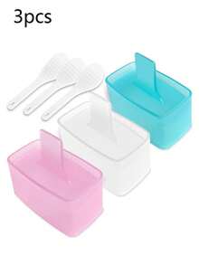 1pc/3pcs/4pcs Musubi Mold,Rice Spoon,Musubi Maker Press,Musubi Maker Press Mold, Musubi Press Mold,Non-Stick Onigiri Mold Maker Sushi Press Mold For Musubi Home DIY,Onigiri Mold Sushi Rice Maker, Musubi Luncheon Meat Rice Rice Ball Mold,Lunch Bento,DIY Sushi Making Mold - Multicolor - View 14