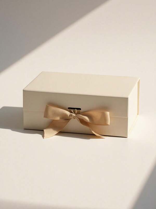 Caixa de presente dobrável amarela de 1 peça, caixa de embalagem para presente, caixa de embalagem de presente universal para família e amigos, presentes de feriado, caixa de presente de Natal, adequada para decoração de sala de estar e cozinha, caixa de decoração para presente de casamento