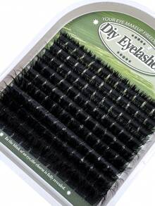 200D/180D/100D/80D/50D Fluffy Eyelash Cluster Set, 200/150/140 Pcs Thick Eyelash Cluster, Single Faux Mink Eyelash Cluster, D Curl 8MM/10MM/12MM/14MM/16MM Eyelash Extension, Thick Eyelash Extension, Eyelash Cluster, Eyelash Cluster, Single Eyelash, Eyelash, False Eyelash - D - Xem 3
