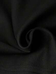 女款黑色简约Y2K街头风格宽松休闲抽绳系带直筒阔腿裤，适合居家、日常通勤、时尚、韩版、学生