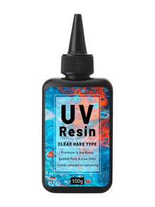 100-500g UV Resin Starter Kit For DIY Jewelry - Clear, Low Viscosity, No Shrinkage - Ideal For Pendants, Earrings & Bracelets