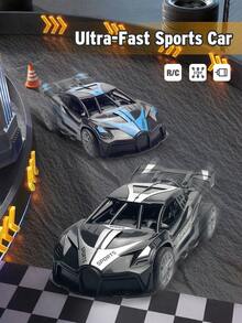 2.4GHz Remote Control Racing Car Model, Indoor/Outdoor Interactive Toy, Parent-Child Racing Game, 2 Color Options, Children's Birthday Gift