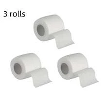7 rollos de vendaje autoadhesivo, cinta deportiva transpirable, vendaje deportivo autoadhesivo (blanco) - Blanco - Ver 8