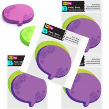 RediTagThought Bubble Notes 2 Pads 3 X 3Inch Neon Green/Purple22102